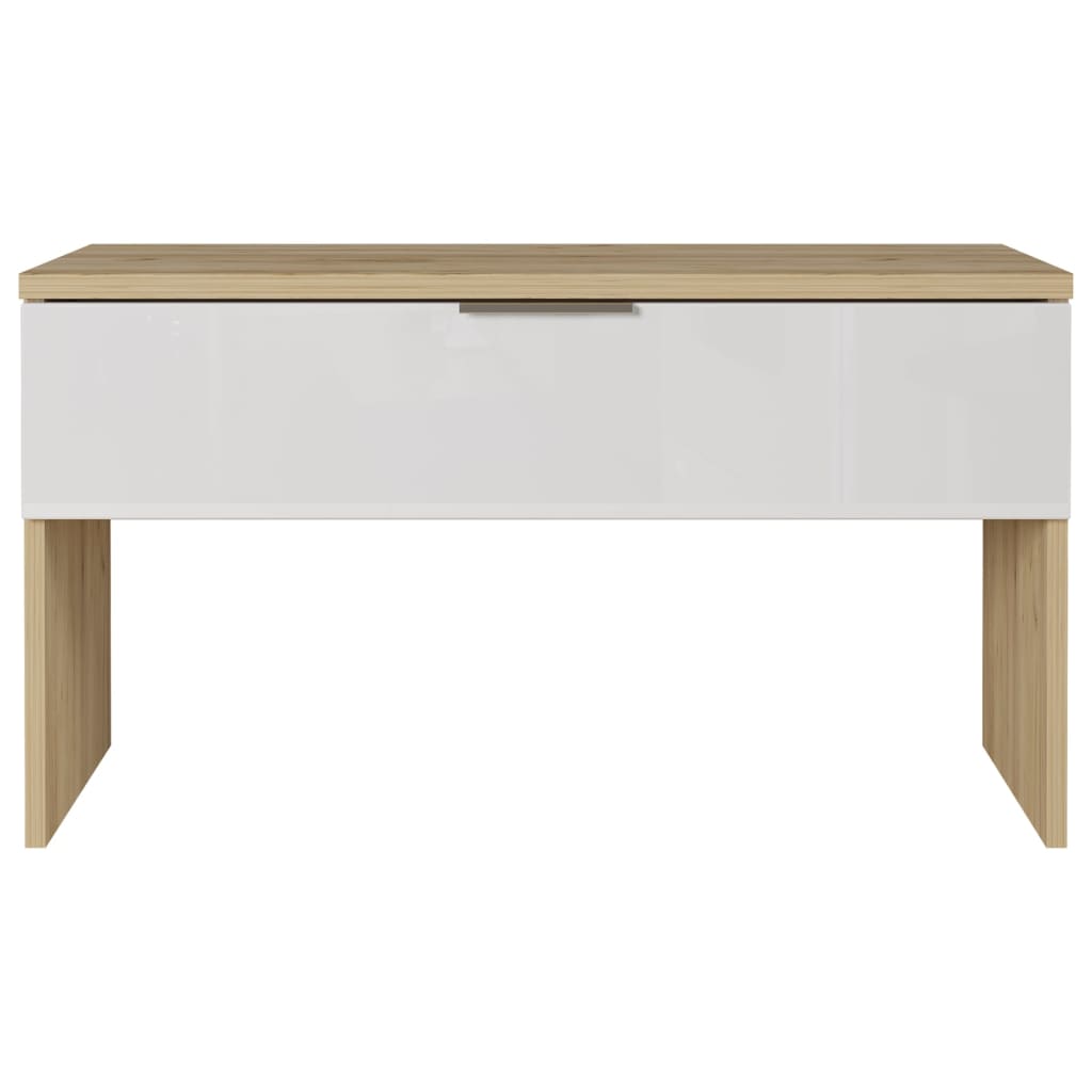 Germania Germania Schoenenbank GW-AVINO 38x92x51 cm Navarra Oak color e bianco