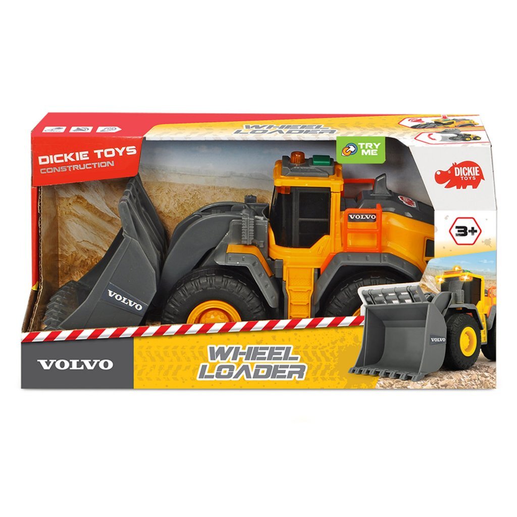 Pala di Dickie Volvo con luce e suono - 23 cm