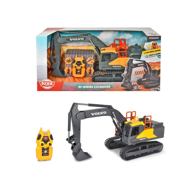 Dickie RC Volvo Mini Excavator Bestuurbare Graafmachine