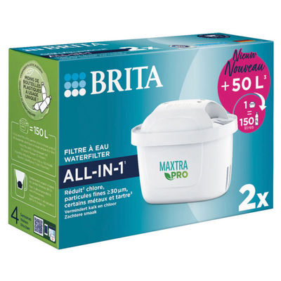 Brita filterpatronen maxtra+ 2 stuks