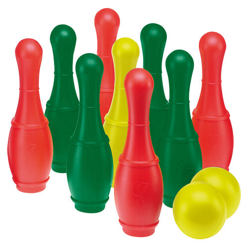 Rolly Toys Kegelset Junior 26 cm de 11 piezas de color amarillo rojo