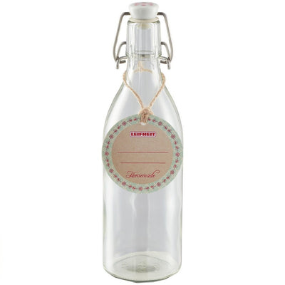 Leifheit Leifheit 3187 bottiglia rotonda Weck 500 ml di acciaio inossidabile in vetro