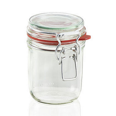 Leifheit Leifheit 3192 Weckpot con chiusura della staffa 370 ml di acciaio inossidabile in vetro