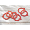 Leifheit 3216 rubberen weckringen 68x94 mm 6 stuks