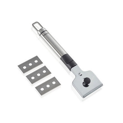 Leifheit Leifheit 3252 Scapplaggio per acciaio inossidabile per hob in ceramica