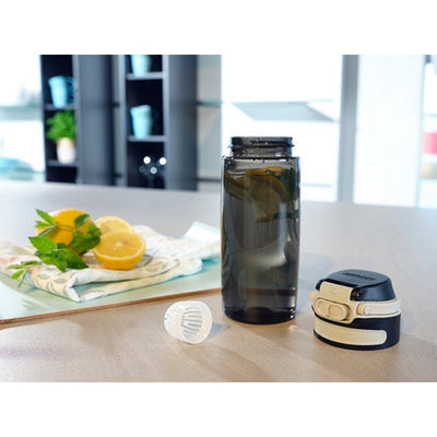 Leifheit Leifheit 3261 Flip Tritan bere bottiglia 550 ml di nero