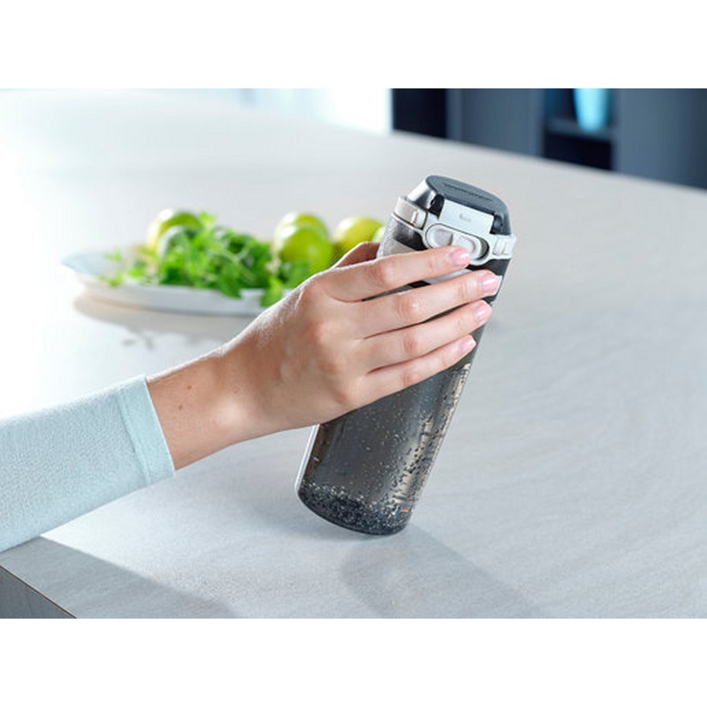 Leifheit Leifheit 3261 Flip Tritan Bottle Bottle de 550 ml Negro