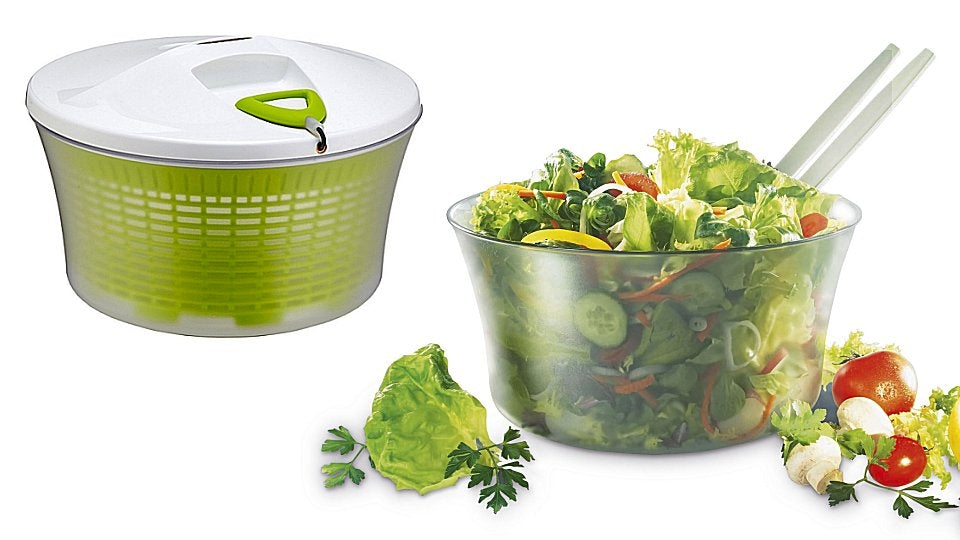 Leifheit comfortline slacentrifuge - groen wit