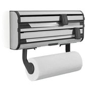 Leifheit rollenhouder parat royal - zwart rvs - afbeelding 1