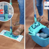 Leifheit Leifheit 55515 Powerclean Vloerwisser M 33 cm Compleet Systeem met 140 cm Micro Duo met Gratis Extra Micro Duo Doek