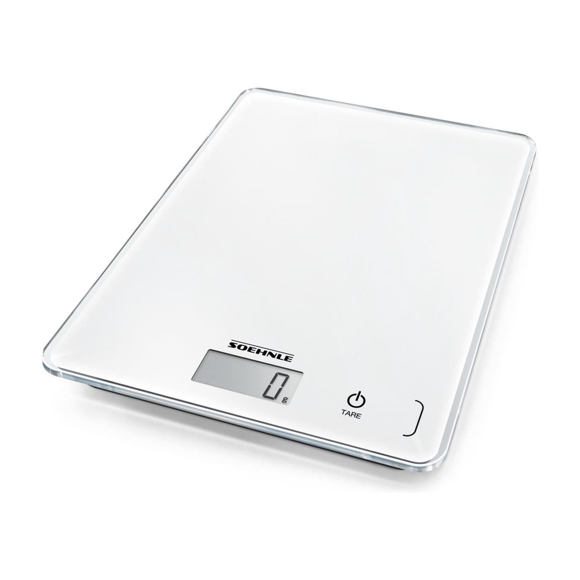 Leifheit soehnle keukenweegschaal compact 300 - digitaal - 1 gram nauwkeurig - tot 5 kg - wit