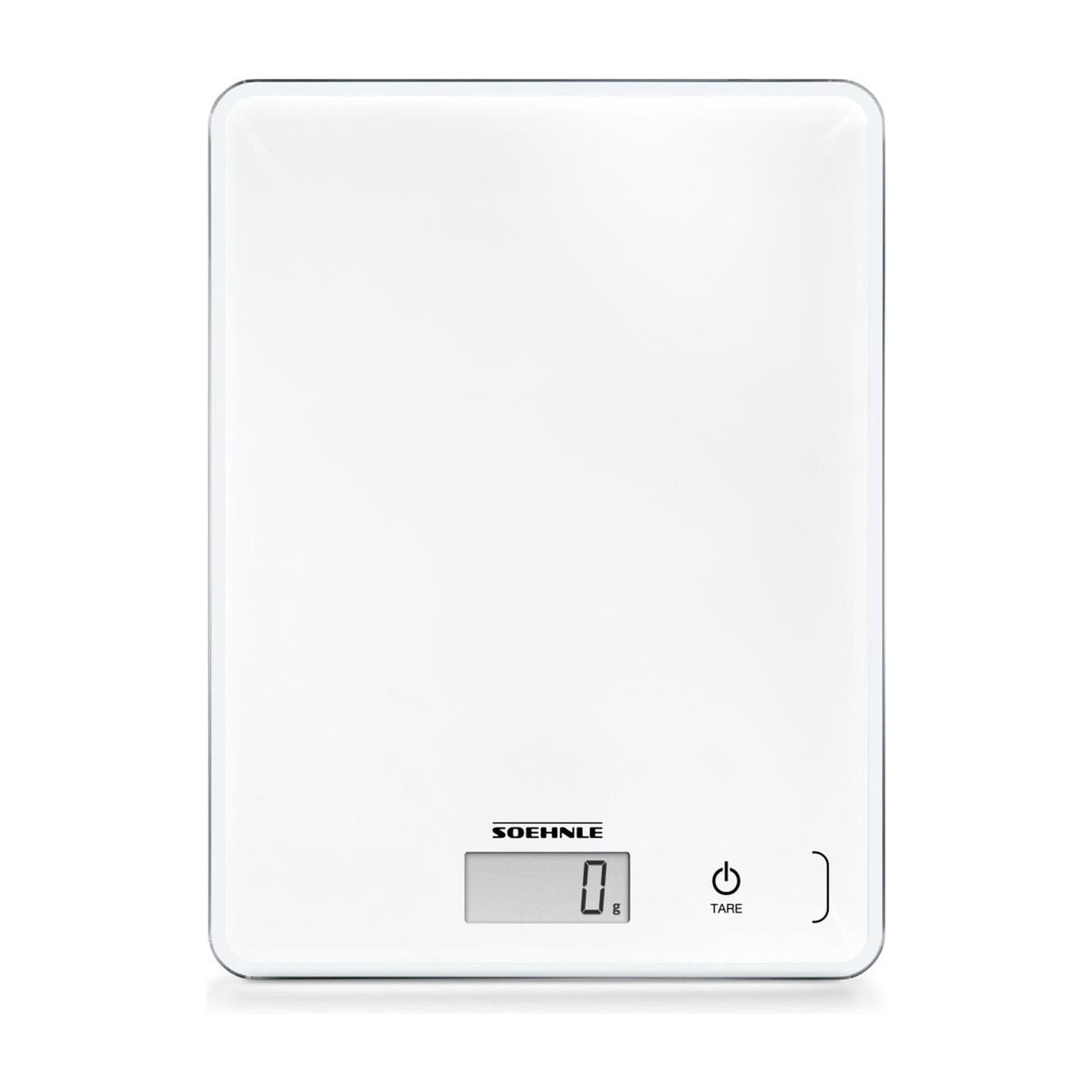 Leifheit soehnle keukenweegschaal compact 300 - digitaal - 1 gram nauwkeurig - tot 5 kg - wit