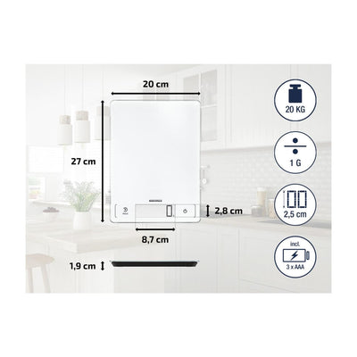 SOEHNLE SOEHNLE 61507 Página Profi 300 Escala de cocina White