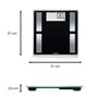 Soehnle Soehnle Body Analysis Scale Slese Sense Connect 50 180 kg Nero