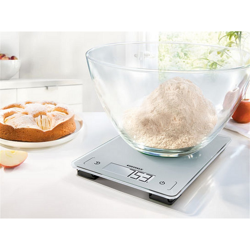 Soehnle Soehnle Bilancia da cucina Page Aqua Proof digitale 10 kg argento