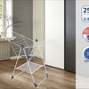 Leifheit 81409 classic 250 flex droogrek wit blauw