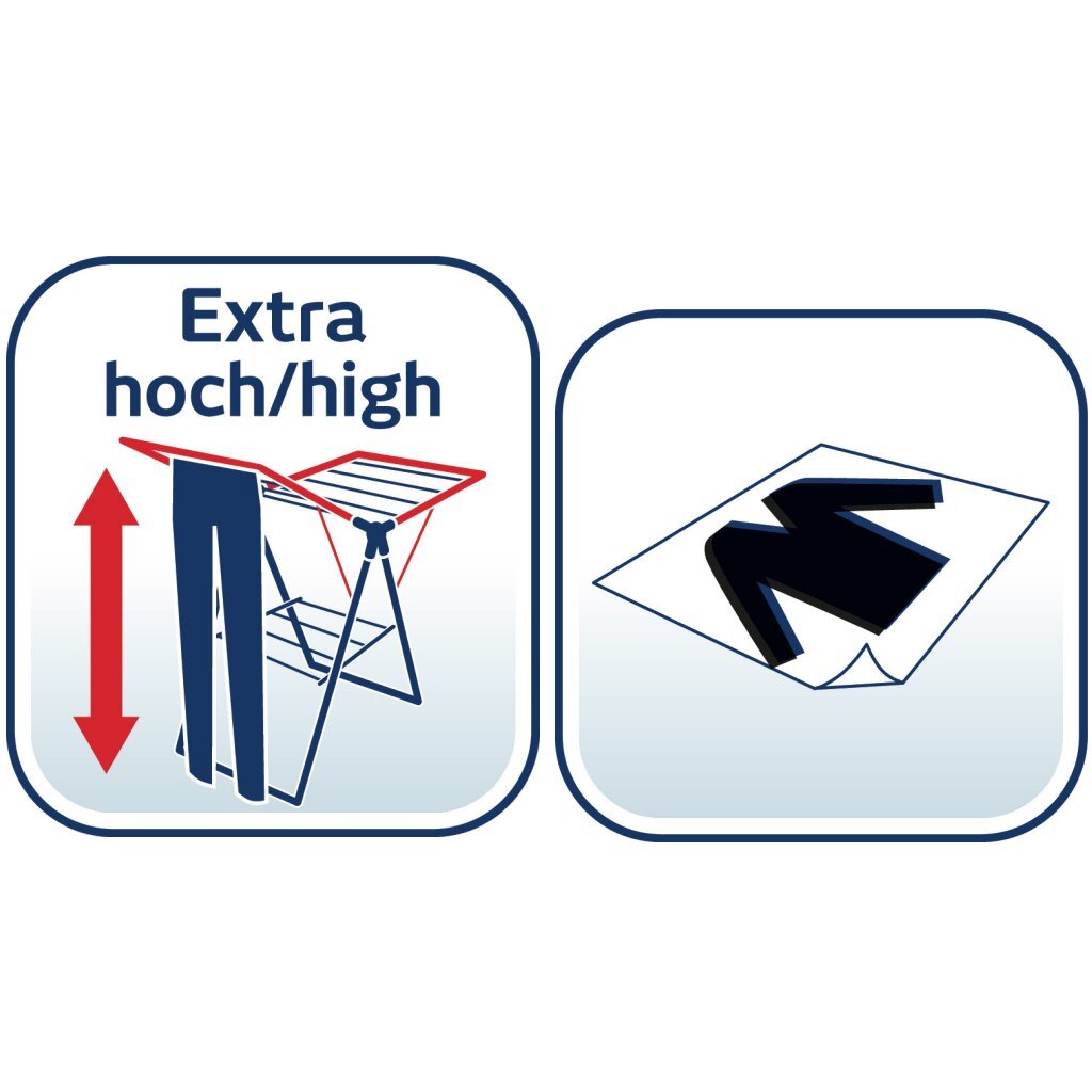 Leifheit Droogrek Classic 250 Flex Black