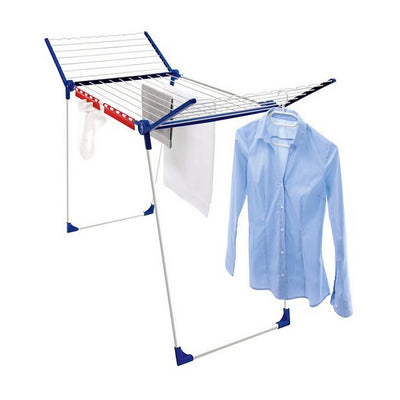 Leifheit 81520 pegasus 200 stendibiancheria solido bianco blu