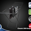 Leifheit 81696 classic 200 easy drying rack black