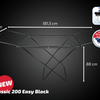 Leifheit 81696 classic 200 easy drying rack black