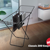 Leifheit 81696 classic 200 easy drying rack black