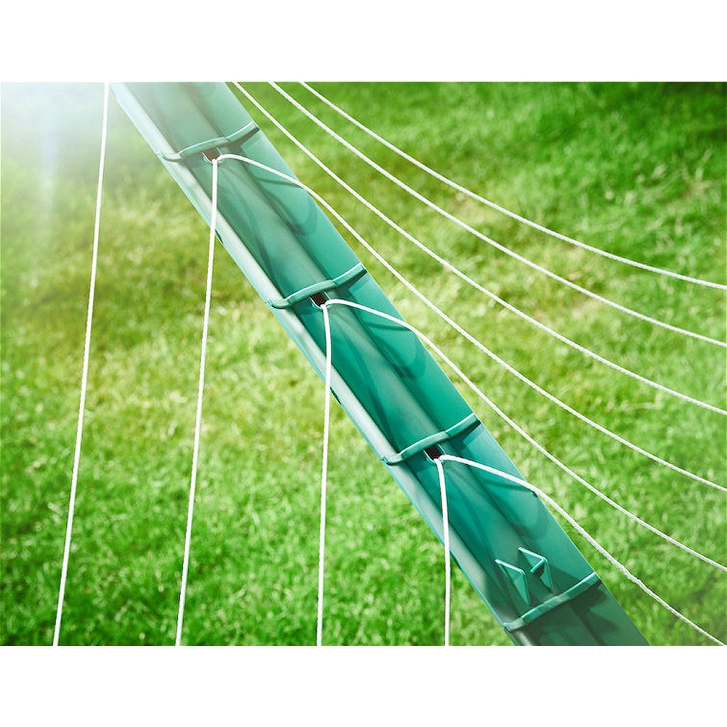 Leifheit Leifheit 82007 Linomático 500 Deluxe Droogmolen 50 m Longitud seca Plata verde