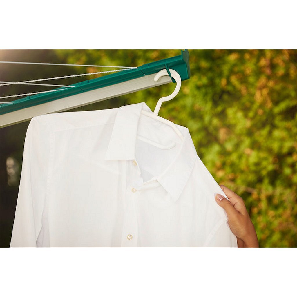 Leifheit Leifheit 82007 Linomático 500 Deluxe Droogmolen 50 m Longitud seca Plata verde