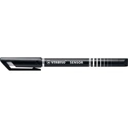 Abi fineliner stlo sensor 189 fino 0,3 punta de resorte negro a base de agua