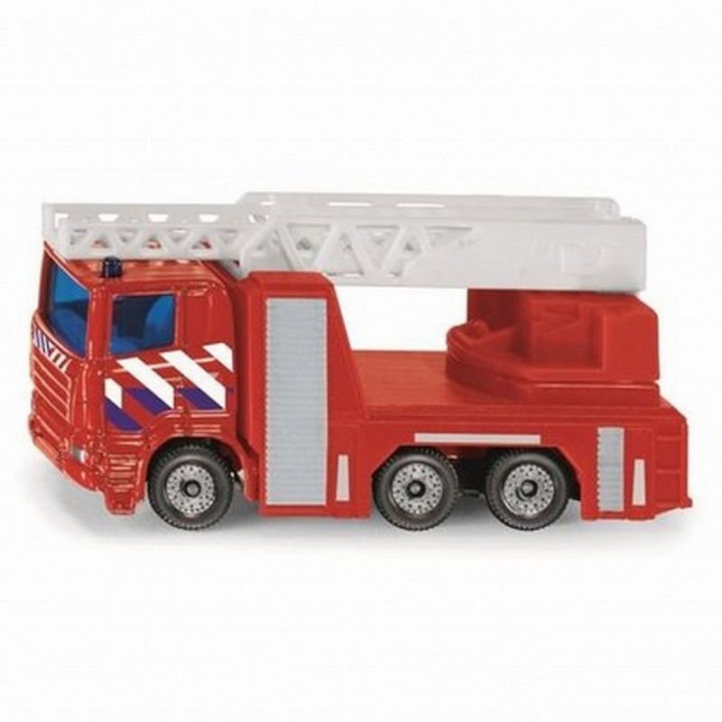 Camión con escalera para bomberos scania siku 1014