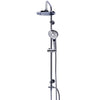 Knight Ridder Rain doccia set con massaggio Bahamas Chromium 91440