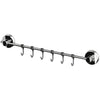 Asta di asciugamano Ridder Ridder con ganci 55.5x6.5x4,6 cm Chrome 12120100
