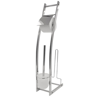 Ridder Ridder Ridder Cepillo de inodoro Juego 3 en 1 Fabio Glossy Chrome