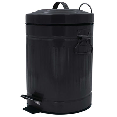Ridder prullenbak pumba 5 l zwart