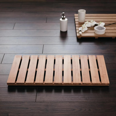 Ridder Ridder Mat de baño Naturaleza de rejilla 72x38 cm de madera
