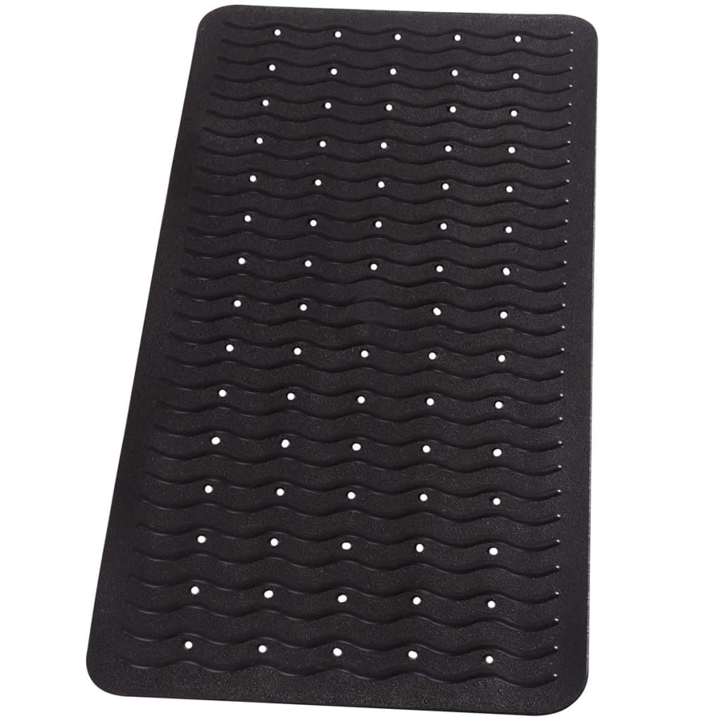 Ridder badmat anti-slip playa 80x38 cm zwart 68310