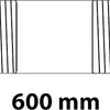 Niple para tubo de hierro maleable Kirchhoff, galvanizado, 3 4 x 600 mm, (23) - 989823955