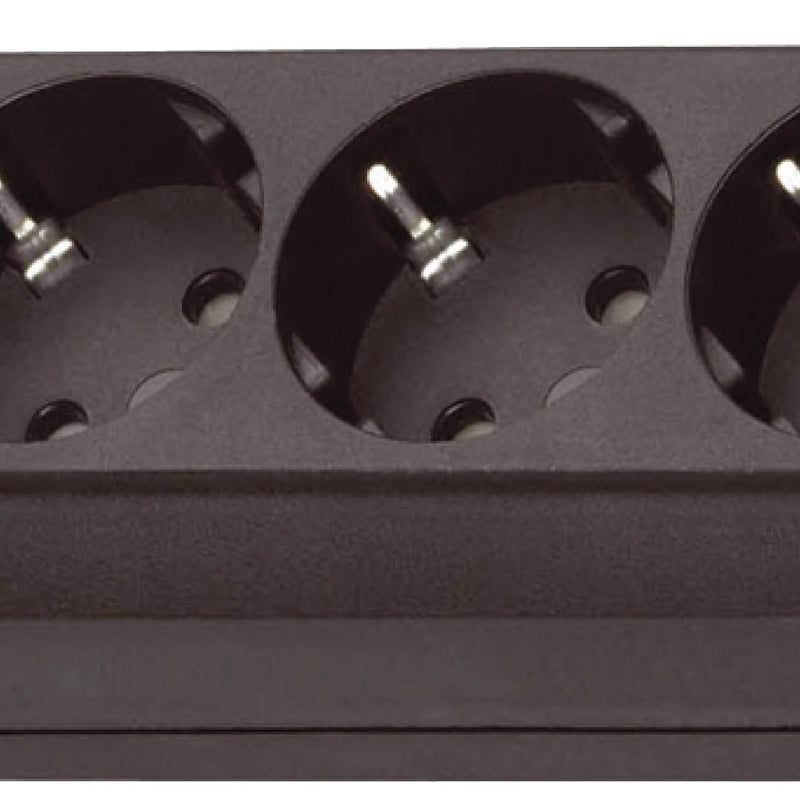 Brennenstuhl eco-line stekkerdoos 10x stekkerdoos (zwart, 1159300010, voor 10 stekkers)