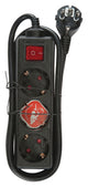 Brennenstuhl Brennenstuhl BN-1550600413 Schook Book 3 vie 1,40 m Black Grounded