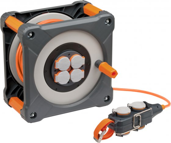 Brennerstuhl professionalline avvolgicavo con powerblock kc 3210 ip44 33+5m h07bq-f3g2.5 - 9212380200