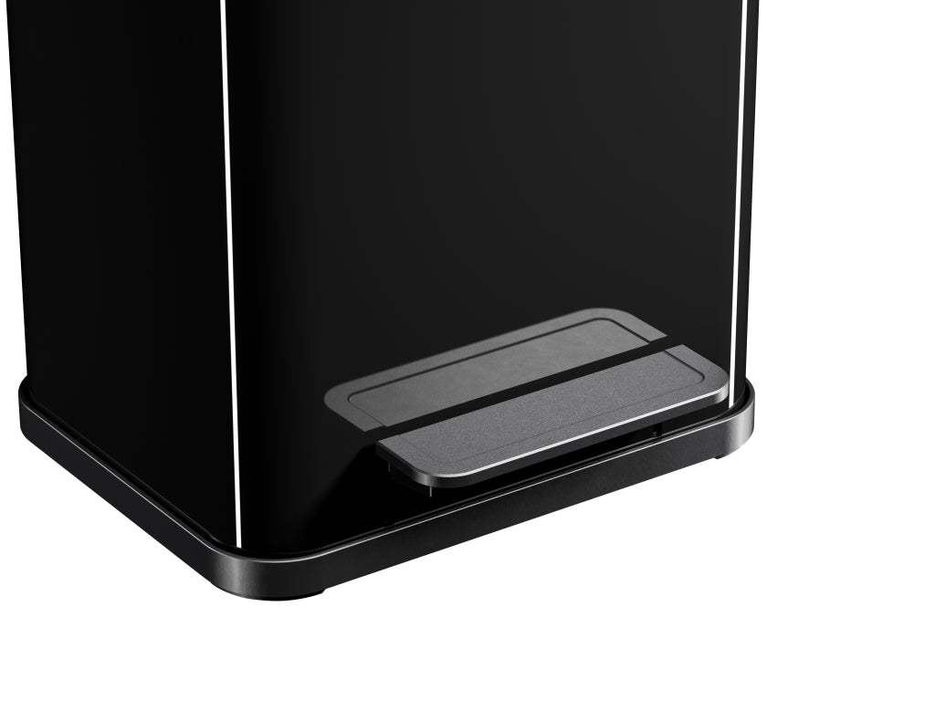 Hailo Hailo 0622-260 Öko duo più m bin pedale 2x 9l argento nero