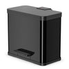 Hailo 0630-260 oko duo plus l pedaalemmer 17+9l zwart