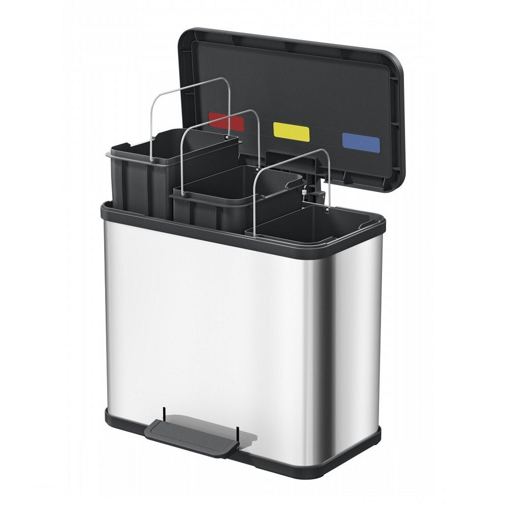 Hailo hailo pedal bin oko plus size l 3x9 l black 0633-260