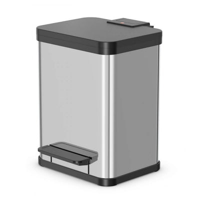 Hailo Hailo 0619-200 Öko Plus M Pedal Bucket 17L Acero inoxidable