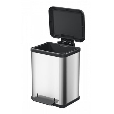 Hailo hailo 0619-200 Öko plus m pedal bucket 17l stainless steel