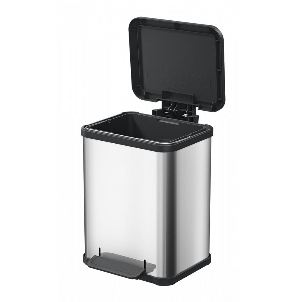 Hailo Hailo 0619-200 Öko Plus M Pedal Bucket 17L Acero inoxidable