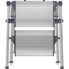 Hailo Hailo 4310-100 Mk80 Comfortline Alluminio 2 passaggi pieghevoli