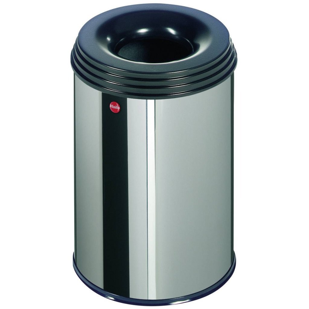 Hailo Hailo 0915-022 Profiline Safe M Paste Bin 14L Acero inoxidable Negro