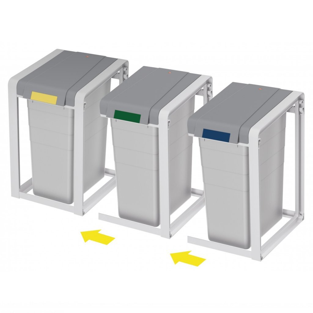 Hailo Hailo 0935-202 Profilin Öko XL (unità di base) Separatore di rifiuti 38L Grigio