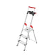 Hailo Hailo 8050-315 L95 Escalera para el hogar de aluminio 3 pasos