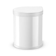 Hailo 3555-001 compact-box m prullenbak 15l wit - afbeelding 1